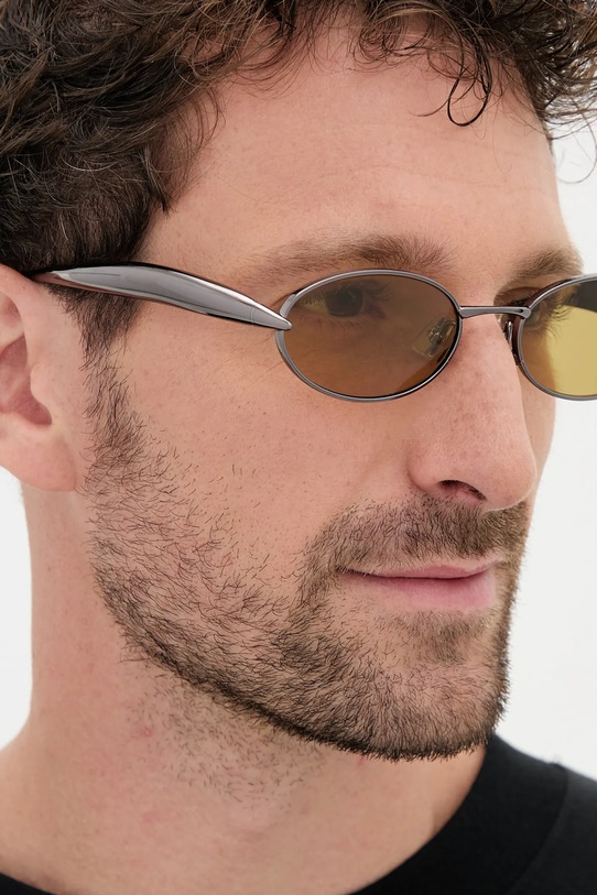 Akcesoria Bottega Veneta okulary przeciwsłoneczne BV1386S żółty