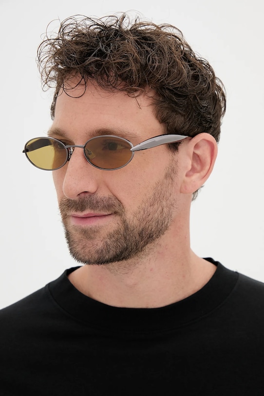 Bottega Veneta okulary przeciwsłoneczne BV1386S żółty AA00