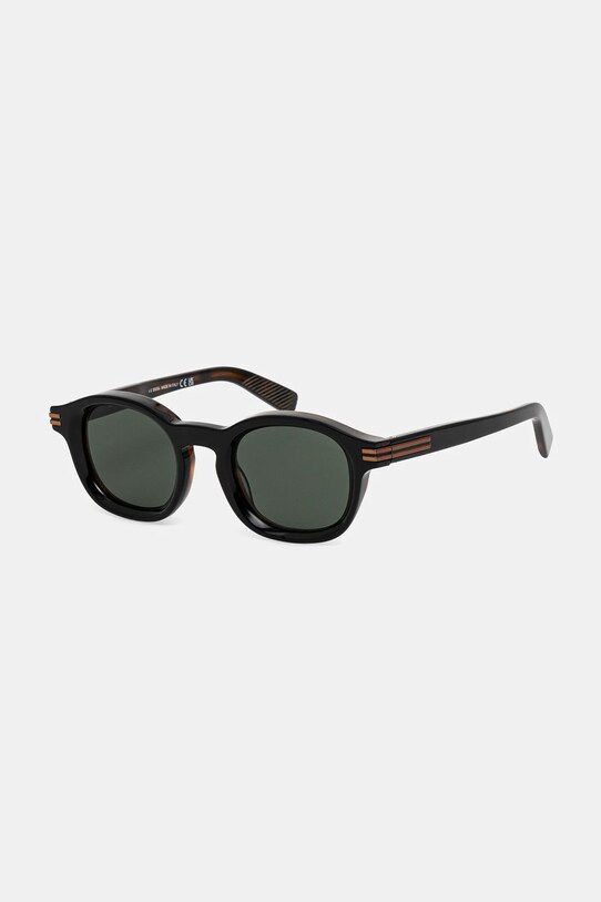 Zegna okulary przeciwsłoneczne okrągłe czarny EZ0229.4705N