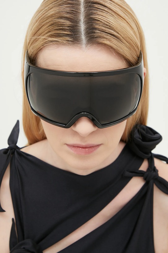Слънчеви очила Rick Owens правоъгълна черен RG0000011.GBLKB