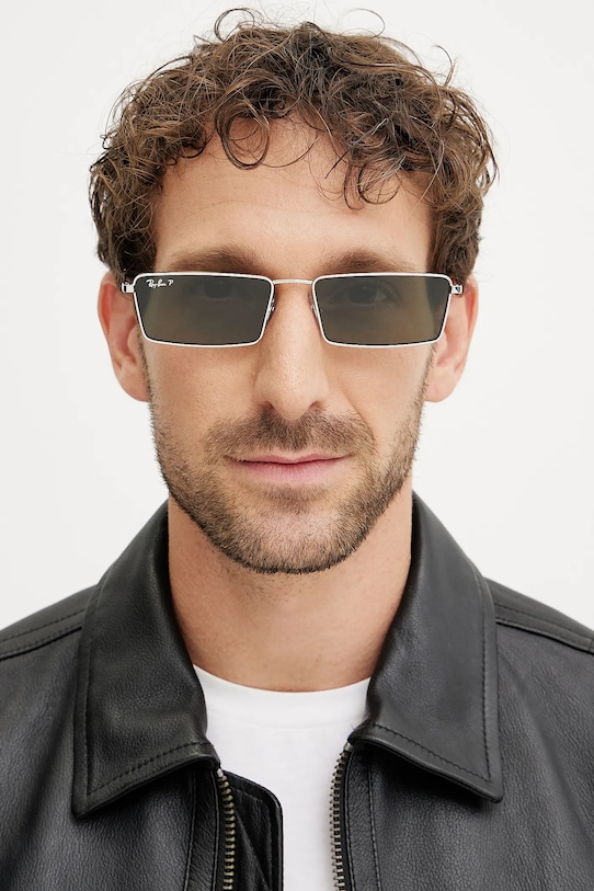 Слънчеви очила Ray-Ban 0RB3741.003/9A зелен AA00