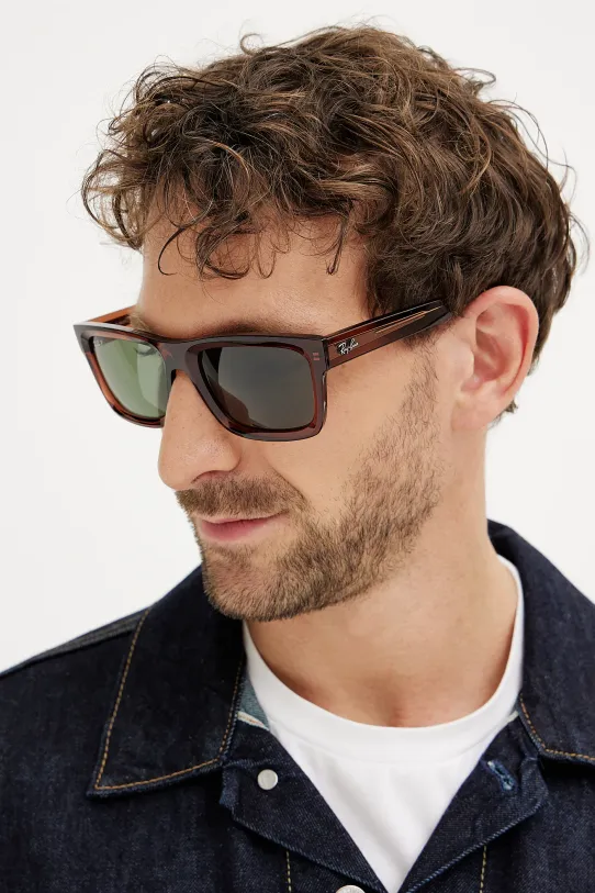 Ray-Ban okulary przeciwsłoneczne 0RB4396.66789A brązowy AA00