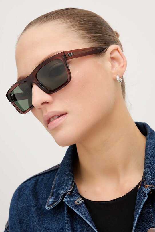 Accesorii Ray-Ban ochelari de soare 0RB4396.66789A maro