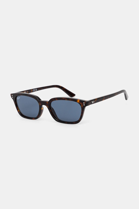 Ray-Ban ochelari de soare uniforme maro 0RB4456