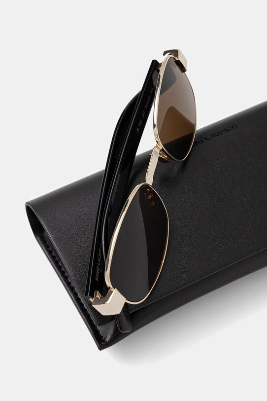 Saint Laurent okulary przeciwsłoneczne złoty SL.706