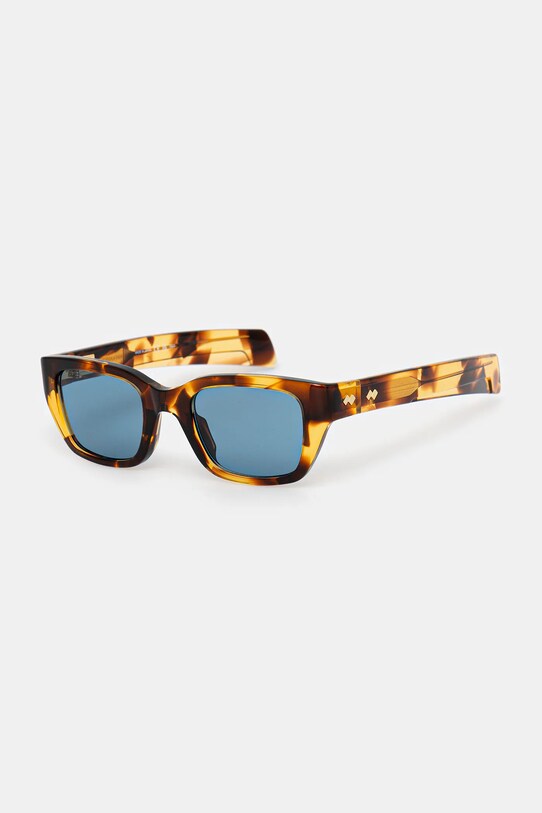 Bottega Veneta okulary przeciwsłoneczne prostokątne brązowy BV1393S