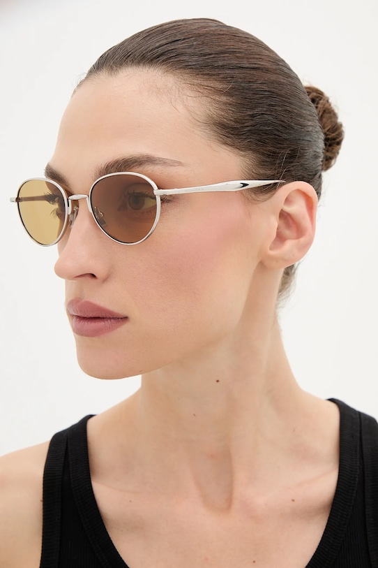 Akcesoria Bottega Veneta okulary przeciwsłoneczne BV1396S srebrny