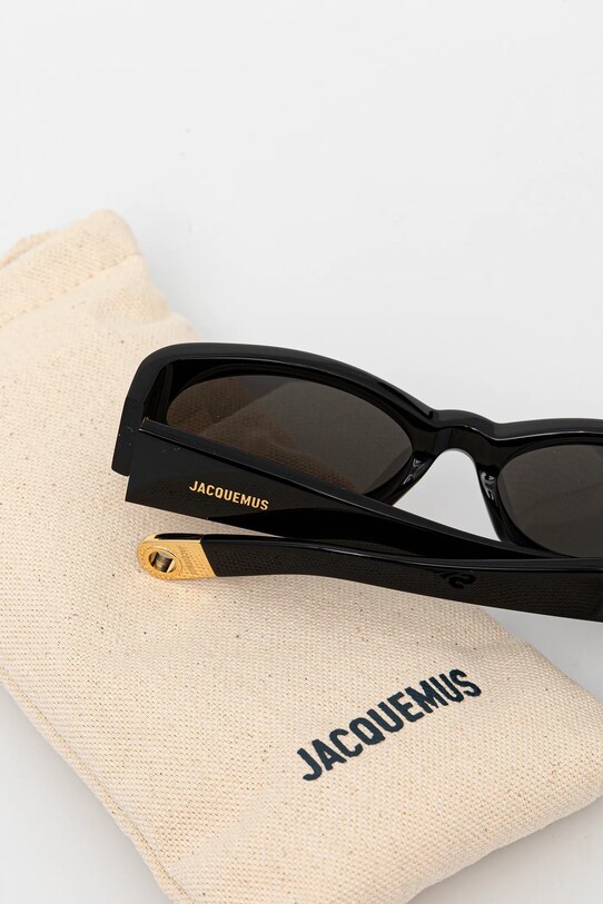 Sluneční brýle Jacquemus OVALO černá JAC4C1SUN