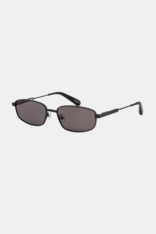 Jacquemus okulary przeciwsłoneczne SERA jednolita czarny JAC121C3SUN