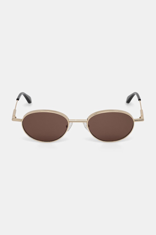 Alexander McQueen ochelari de soare aur AM0523S