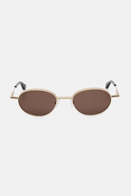Alexander McQueen ochelari de soare aur AM0523S