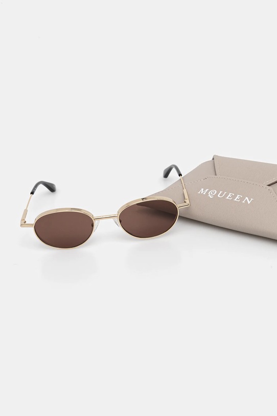 Doplnky Slnečné okuliare Alexander McQueen AM0523S zlatá