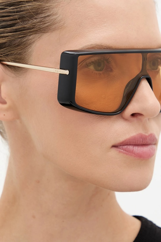 Akcesoria Alexander McQueen okulary przeciwsłoneczne AM0524S czarny