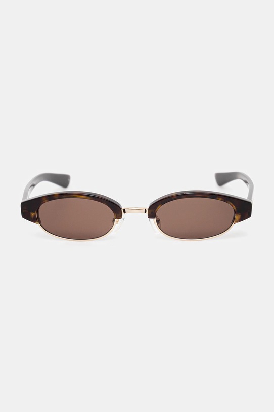 Alexander McQueen okulary przeciwsłoneczne brązowy AM0534S