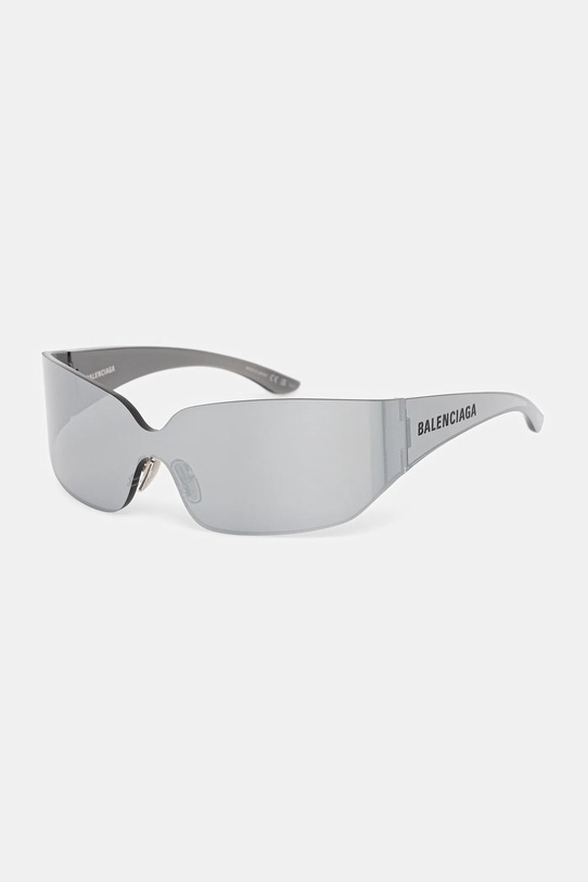 Balenciaga okulary przeciwsłoneczne lustrzana srebrny BB0421S