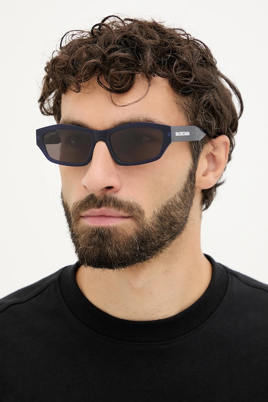 Сонцезахисні окуляри Balenciaga BB0448SK темно-синій AA00