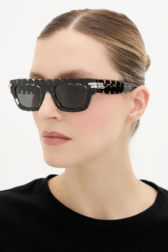 Akcesoria Bottega Veneta okulary przeciwsłoneczne BV1321S czarny