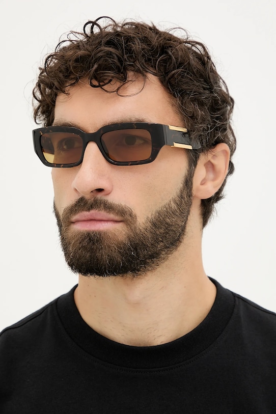 Bottega Veneta okulary przeciwsłoneczne BV1406S brązowy AA00