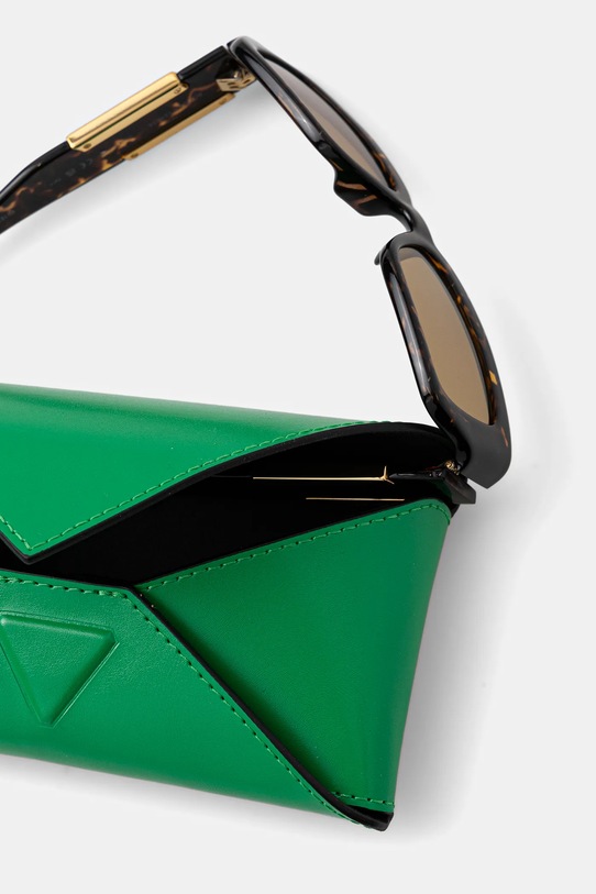 Akcesoria Bottega Veneta okulary przeciwsłoneczne BV1406S brązowy