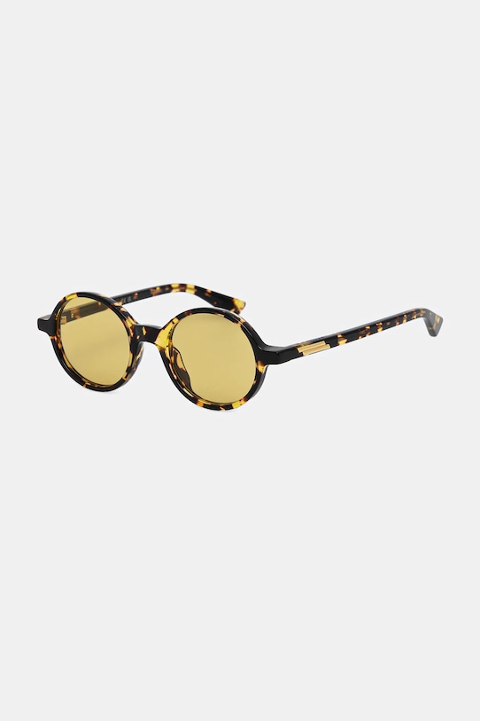 Bottega Veneta ochelari de soare uniforme galben BV1430S
