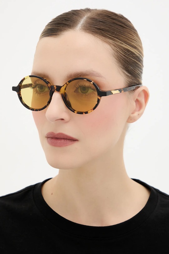 Accesorii Bottega Veneta ochelari de soare BV1430S galben