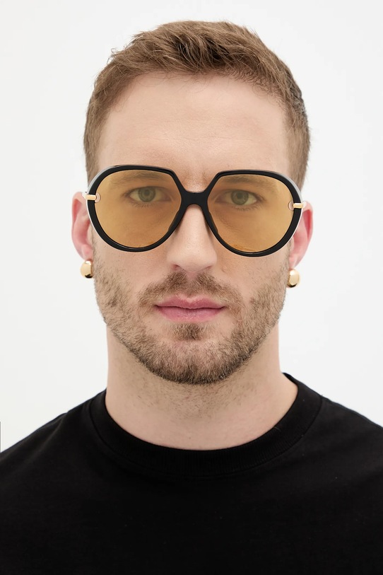Bottega Veneta okulary przeciwsłoneczne BV1436S czarny AA00