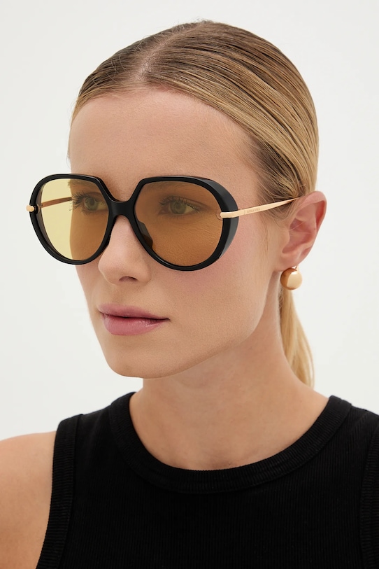 Akcesoria Bottega Veneta okulary przeciwsłoneczne BV1436S czarny