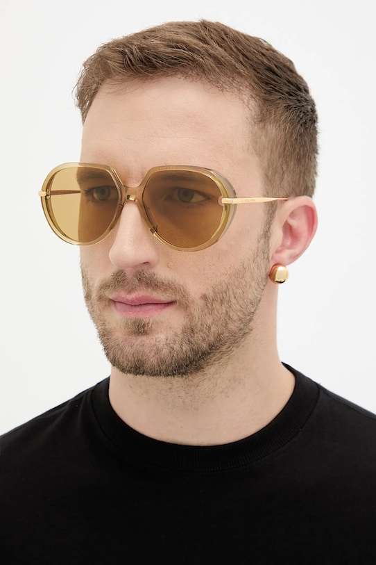 Сонцезахисні окуляри Bottega Veneta BV1436S золотий AA00