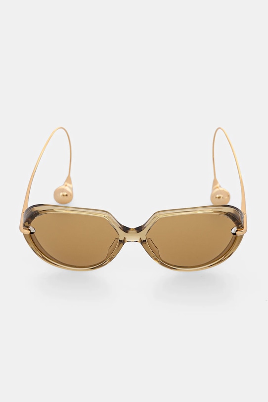 Сонцезахисні окуляри Bottega Veneta золотий BV1436S