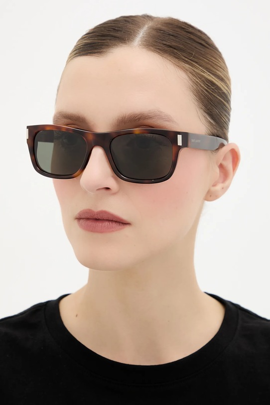 Accesorii Saint Laurent ochelari de soare SL.83 maro