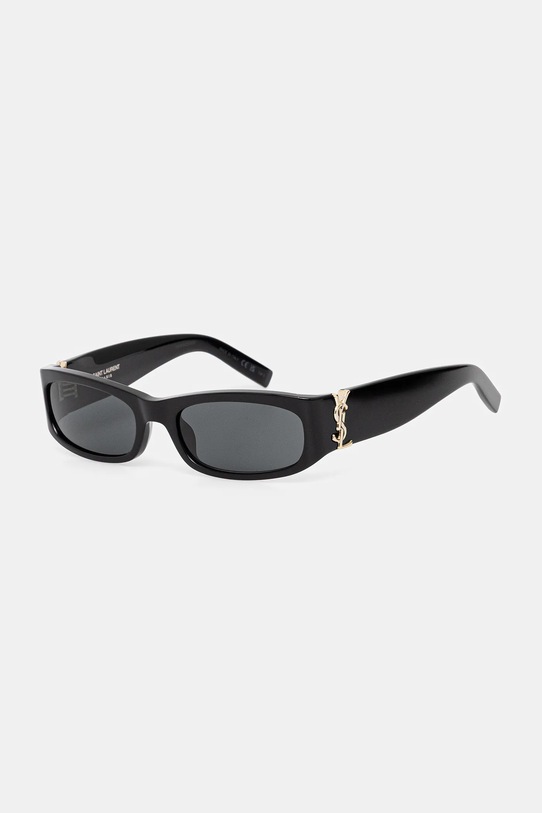 Saint Laurent okulary przeciwsłoneczne jednolita czarny SL.M152