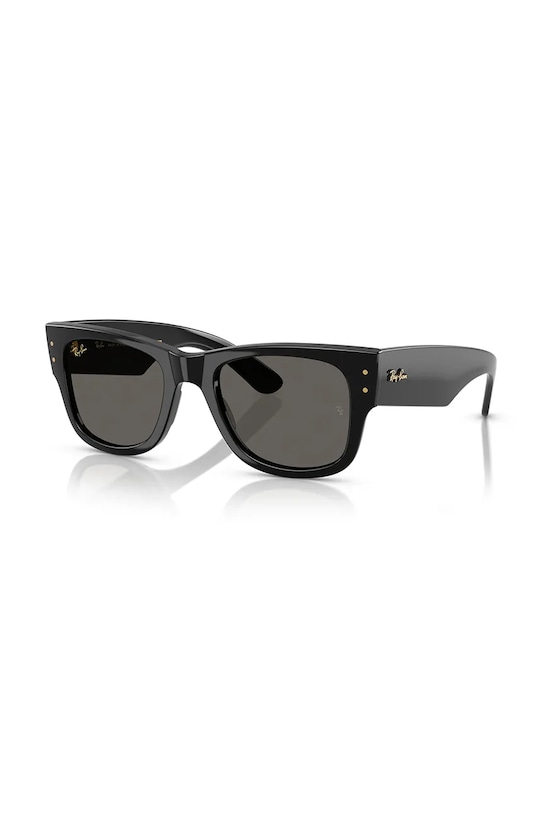 Ray-Ban okulary przeciwsłoneczne prostokątne czarny 0RB0840S.6826J5
