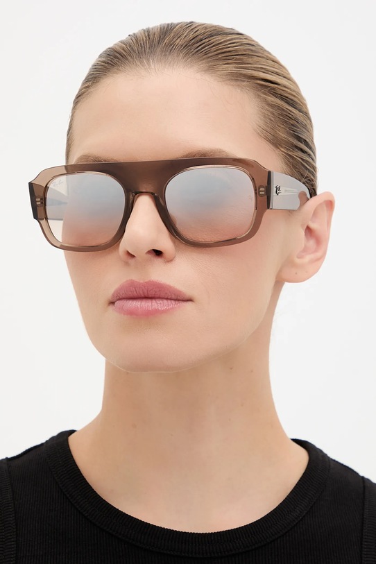 Slnečné okuliare Ray-Ban 0RB2218.67278Z béžová AA00