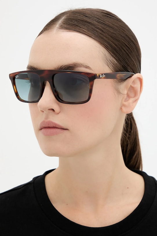 Ray-Ban ochelari de soare 0RB2222.954/3M maro AA00