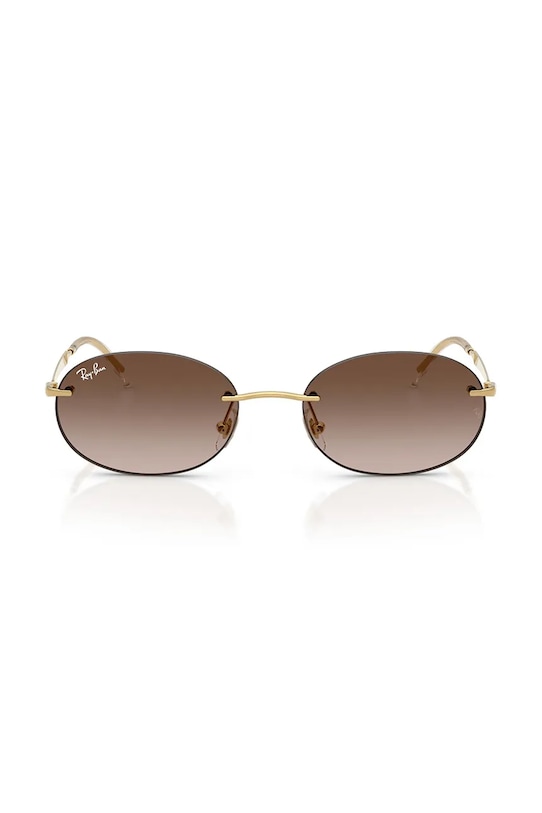 Ray-Ban okulary przeciwsłoneczne złoty 0RB3767
