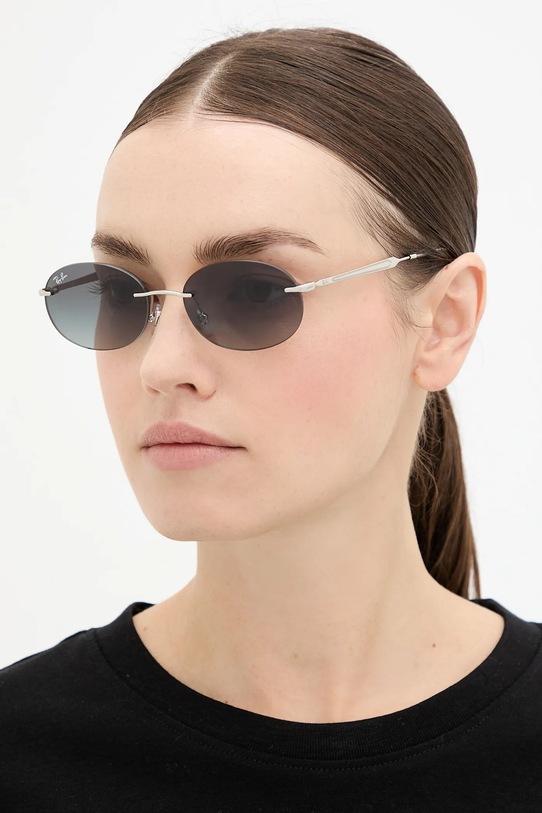 Accesorii Ray-Ban ochelari de soare 0RB3767 argintiu