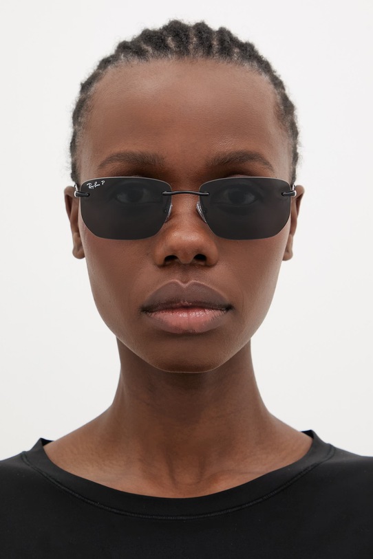 Ray-Ban okulary przeciwsłoneczne 0RB3768 czarny AW25