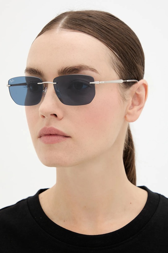 Accesorii Ray-Ban ochelari de soare 0RB3768 argintiu