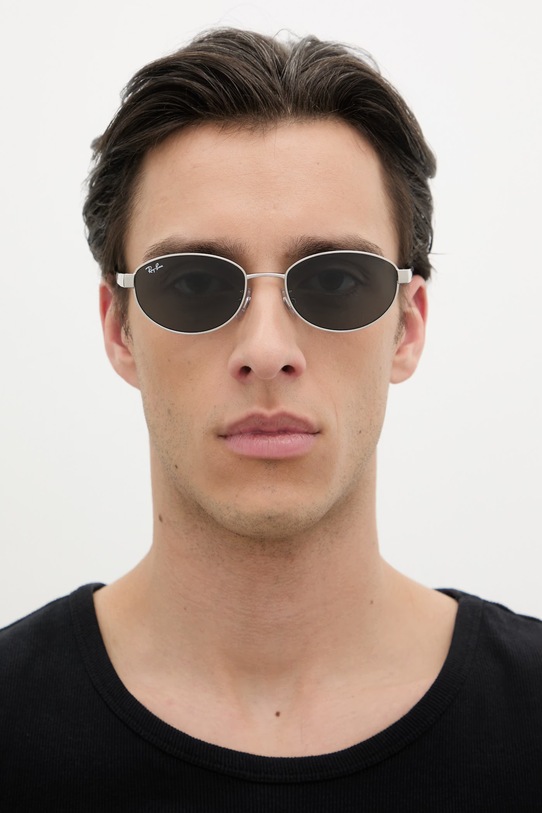 Akcesoria Ray-Ban okulary przeciwsłoneczne 0RB3774D srebrny