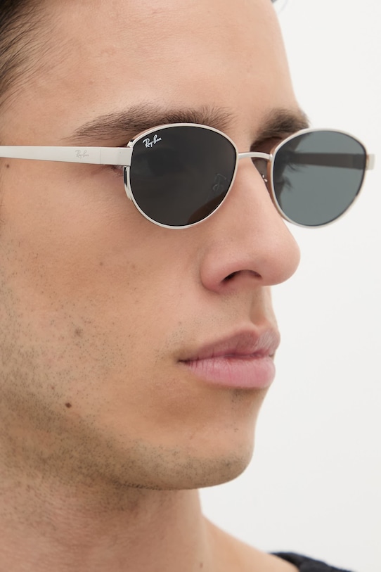 Ray-Ban okulary przeciwsłoneczne srebrny 0RB3774D