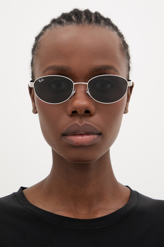 Ray-Ban okulary przeciwsłoneczne 0RB3774D srebrny AW25