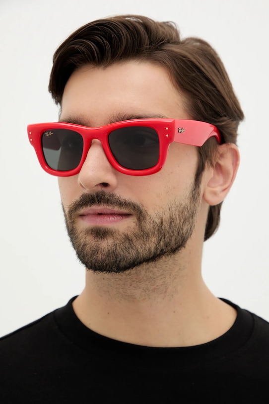 Ray-Ban okulary przeciwsłoneczne 0RB4940 czerwony AA00