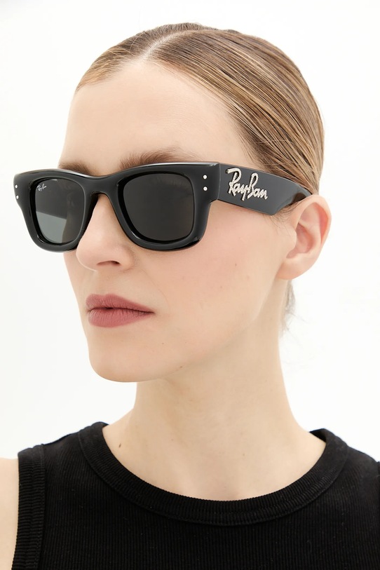 Ray-Ban okulary przeciwsłoneczne 0RB4940B czarny AA00