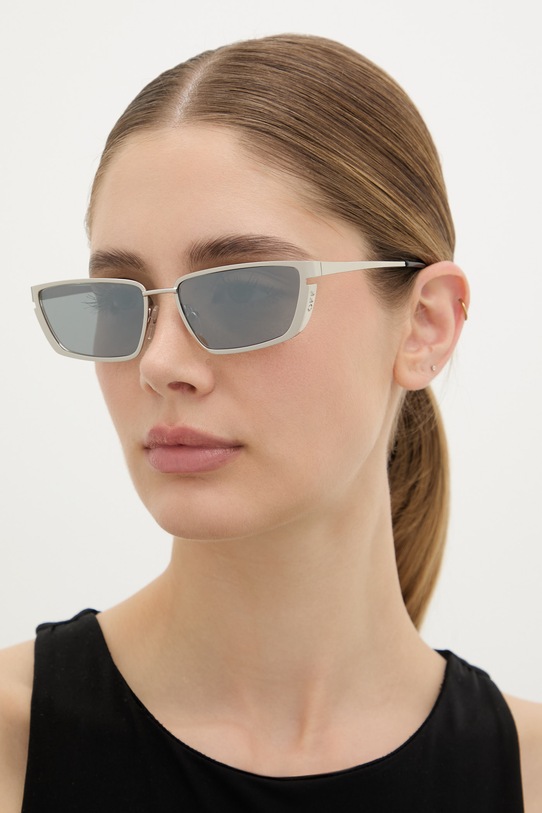 Off-White okulary przeciwsłoneczne OERI119.567272 srebrny AA00