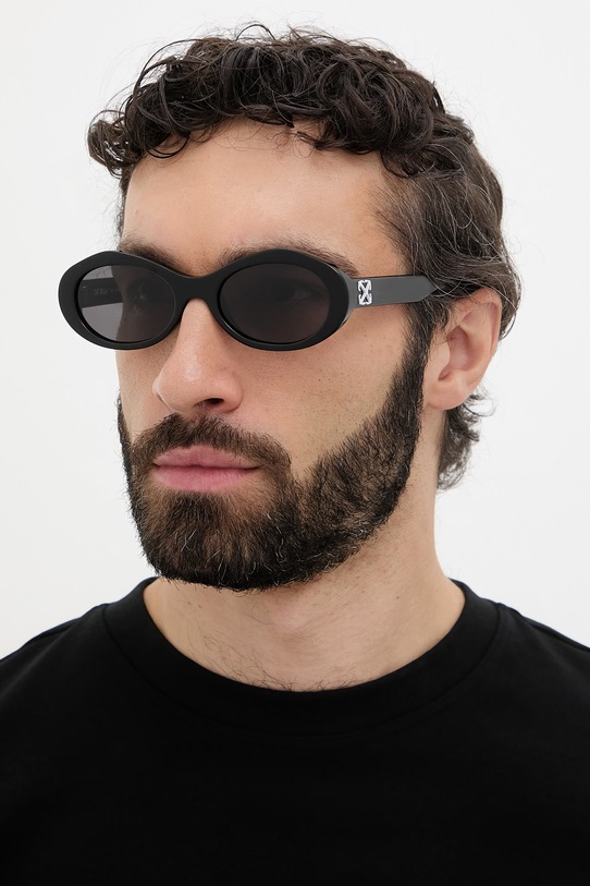 Off-White ochelari de soare rotunzi OERI13G.551007 negru AA00