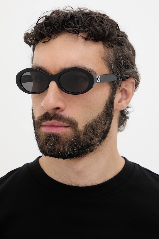 Off-White ochelari de soare rotunzi OERI13G.551007 negru AA00