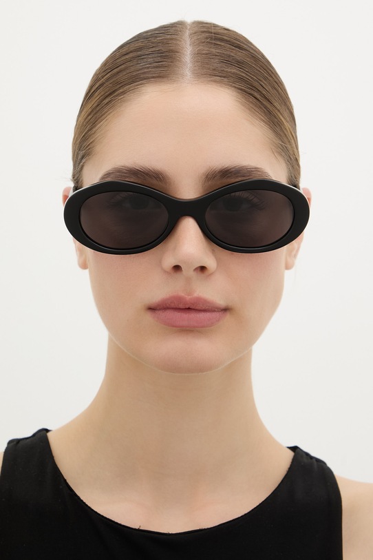 Off-White Okulary przeciwsłoneczne okrągłe czarny OERI13G.551007