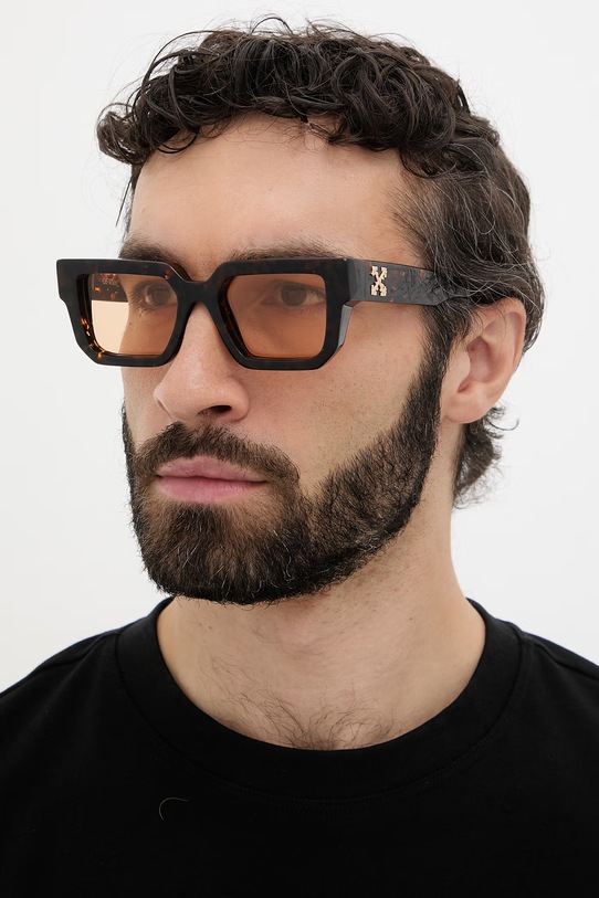 Off-White okulary przeciwsłoneczne OERI146.526062 brązowy AA00