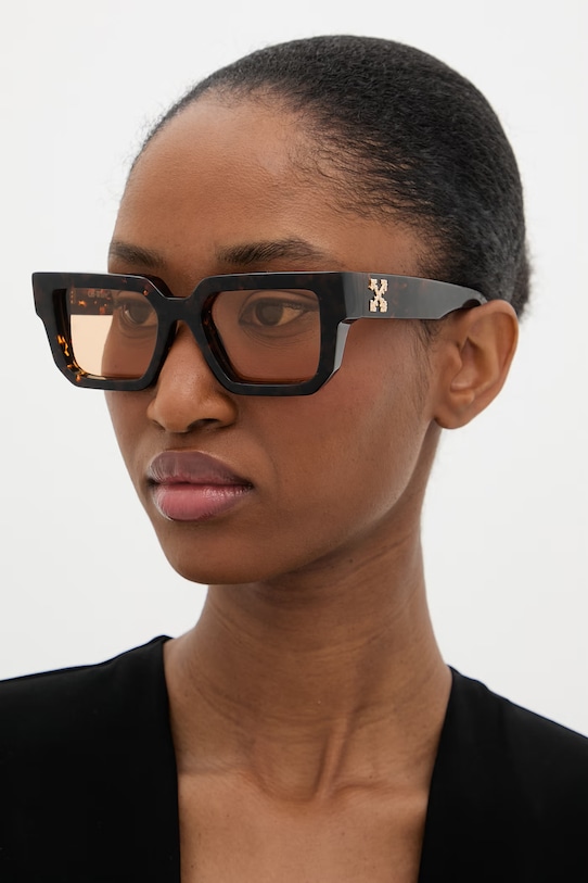 Akcesoria Off-White okulary przeciwsłoneczne OERI146.526062 brązowy