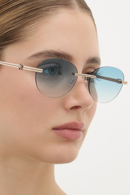 Palm Angels okulary przeciwsłoneczne okrągłe PERI10H.567644 złoty